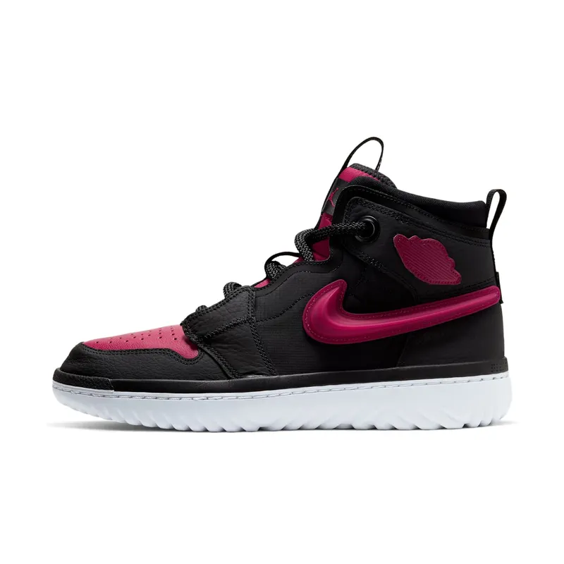 Jordan 1 High React Black Noble Red Black/White-Noble Red (AR5321-006)