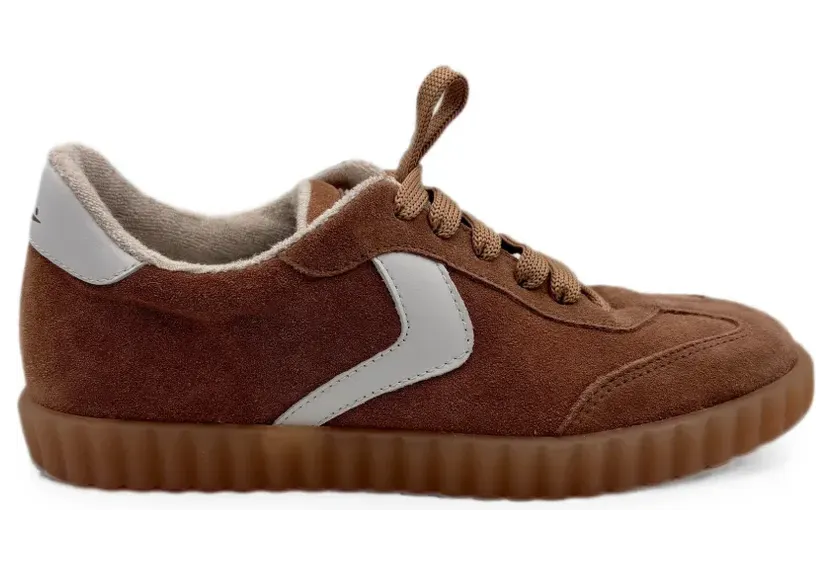 Voile Blanche Ines low-top sneakers – Bruin (INESSUEDE)