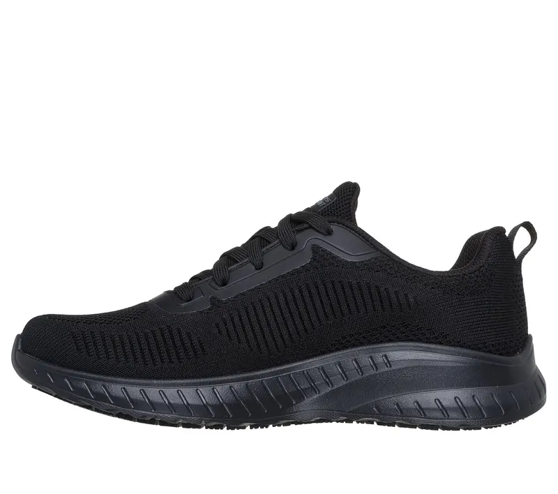 Skechers Work Slip-Resistant Waterproof: Squad Chaos – Awoa Sneaker Black