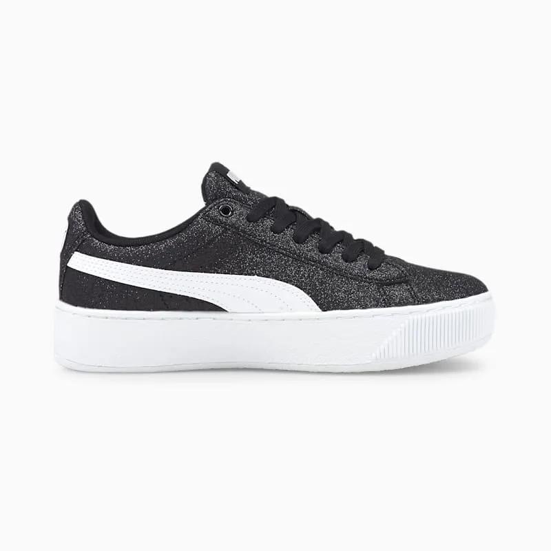 Puma Vikky Platform Girls White/Black (366856-13)