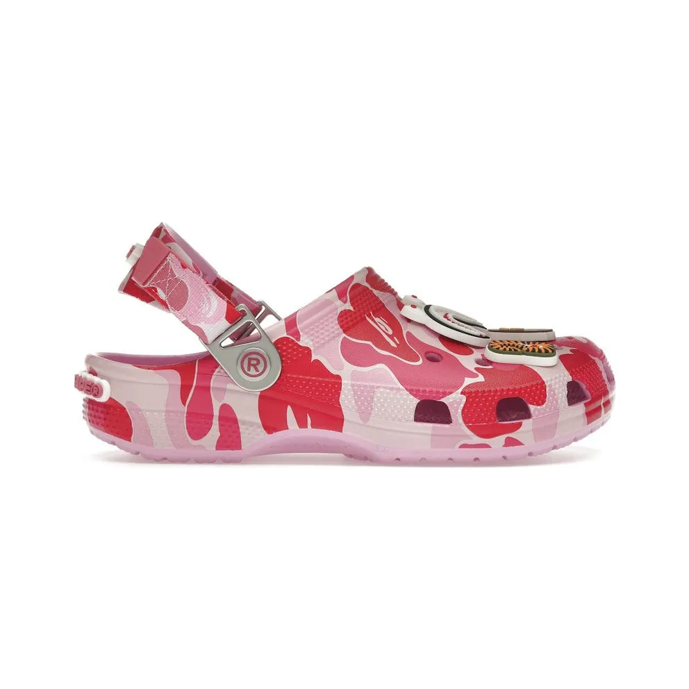 Crocs Classic Clog A Bathing Ape ABC Camo Pink (209627-6I2)