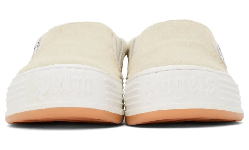 Palm Angels Beige Snow Slip Sneakers (PWIA040F21LEA0016101) (2)