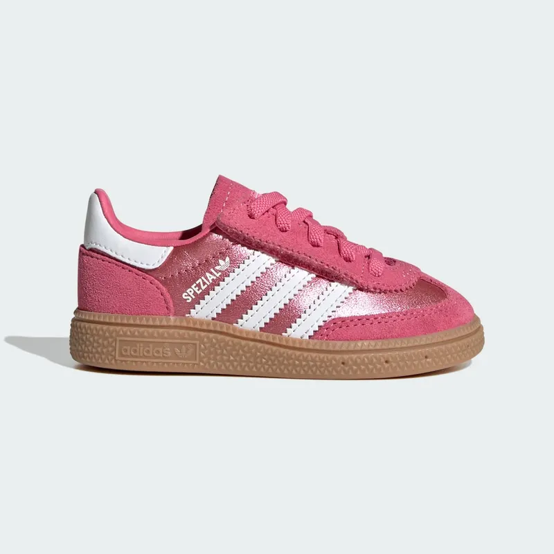 Adidas HANDBALL SPEZIAL COMFORT CLOSURE ELASTIC LACE Shoes Pink Fusion / Cloud White / Gum (KH9477)