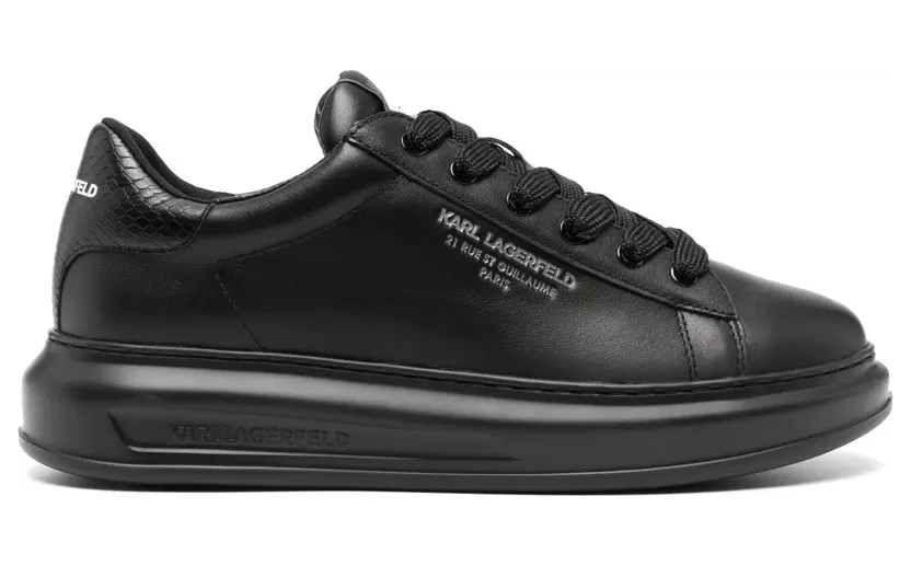 Karl Lagerfeld Python Tab Sneakers – Schwarz (KL52584)
