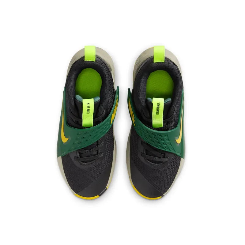 Nike Team Hustle D 12 Black Fir Light Army Bright Citron (HF6280-004)