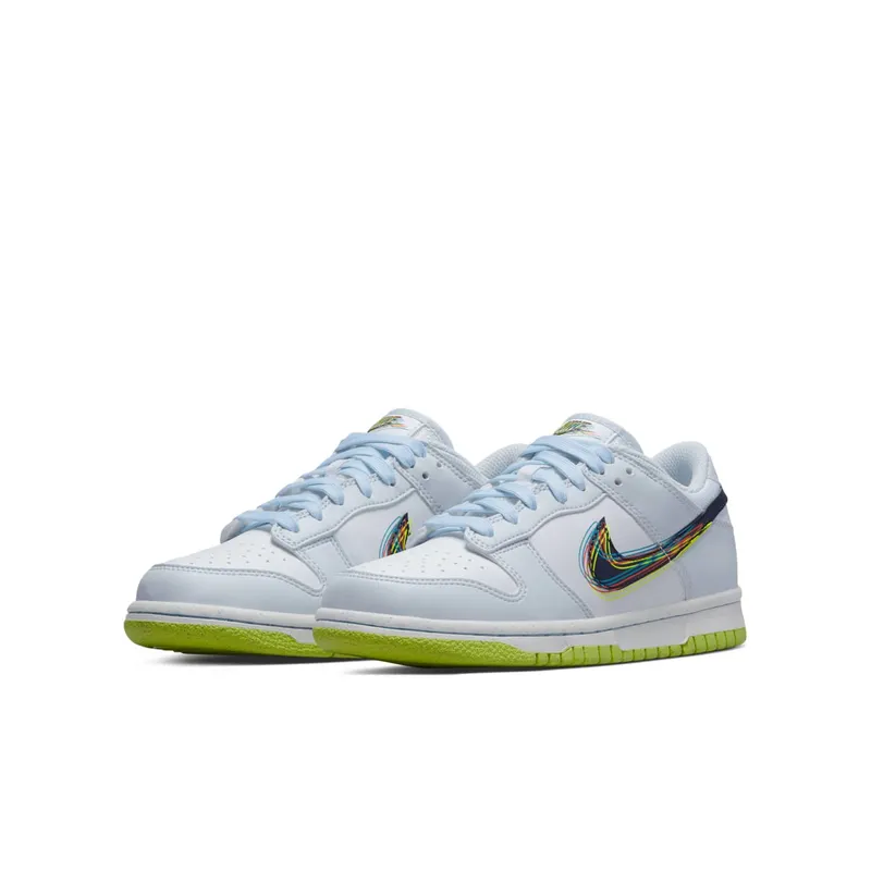 Nike Dunk Low (GS) “3D Swoosh” (DV3478-100)