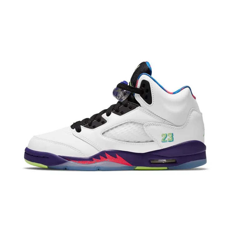 Air Jordan 5 Retro GS Bel-Air “White / Court Purple / Racer Pink / Ghost Green” (DB3024-100)