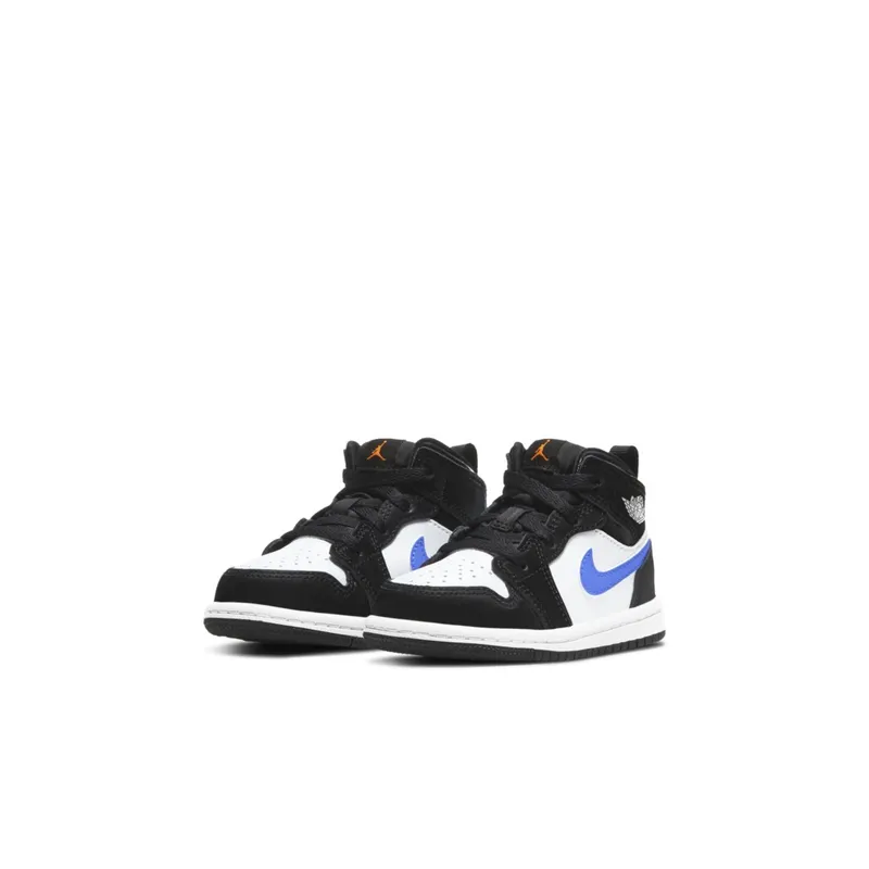 Jordan 1 Mid Black Racer Blue White (TD) Black/Racer Blue-White (640735-084)