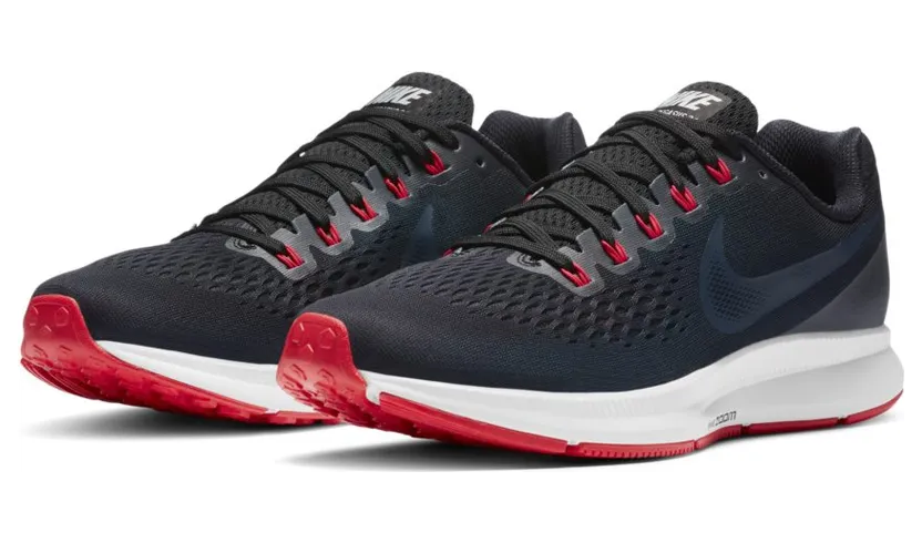Nike Air Zoom Pegasus 34 Black Red Orbit (880555-014)