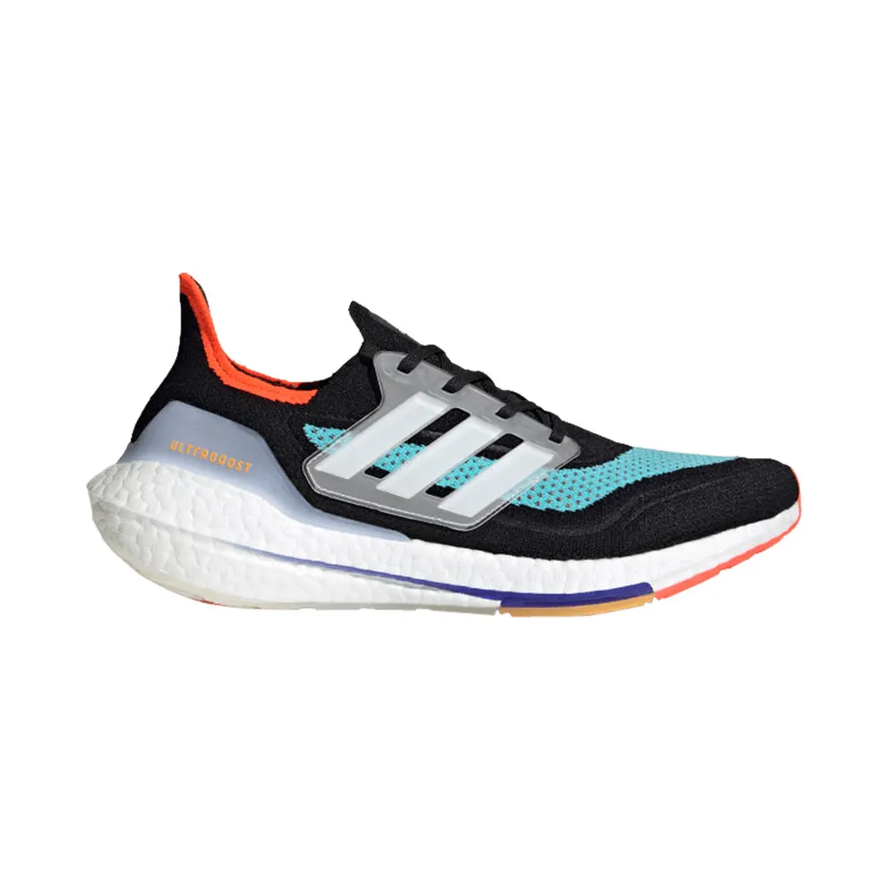 adidas Ultraboost 21 Laufschuh Core Black / Cloud White / Pulse Aqua (S23867)
