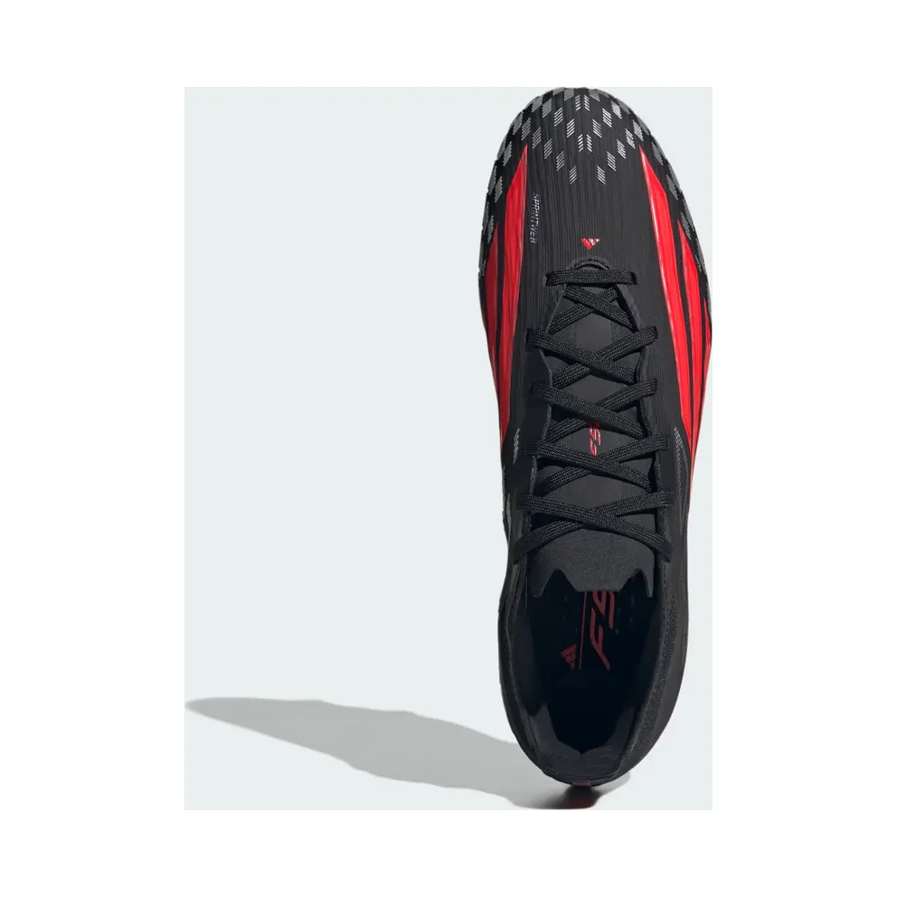adidas F50 Pro Firm Ground Football Boots “Core Black / Lucid Red / Core Black” (JR8953)