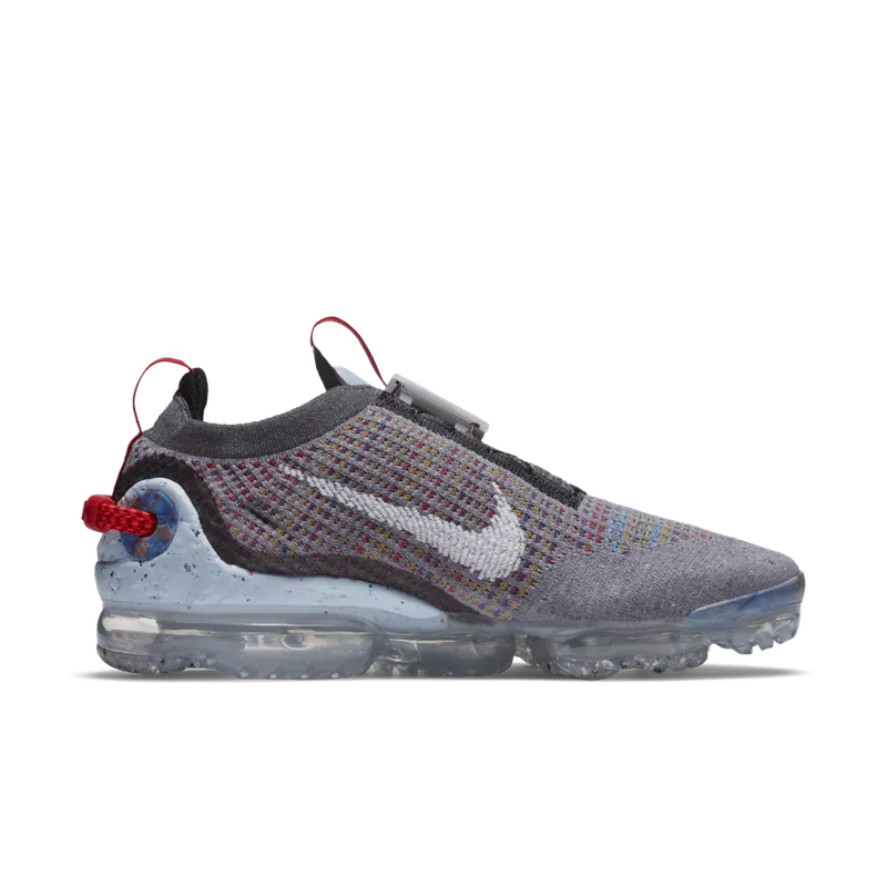 Nike Air VaporMax 2020 Flyknit Smoke Grey Multi-Color Smoke Grey/Bright Crimson-University Red-White (CZ9313-001)