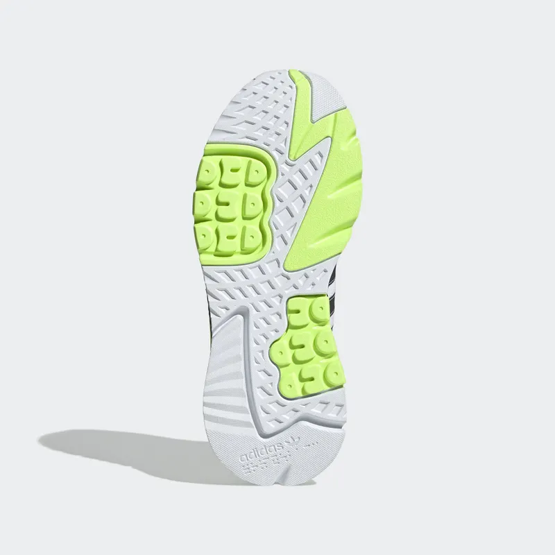 adidas Nite Jogger Cloud White Signal Green Cloud White/Core Black/Signal Green (EG6749)