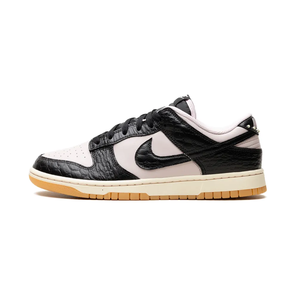 Nike Dunk Low “Black Platinum Violet Croc” (HF9191-001)