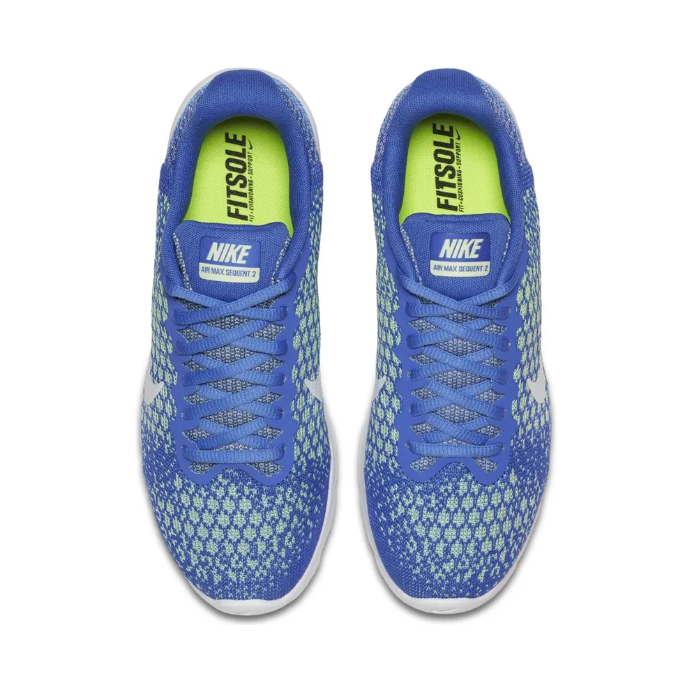 Nike Air Max Sequent 2 Medium Blue Ghost Green (W) Medium Blue/Ghost Green-Barely Volt-White (852465-400)