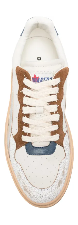 Dsquared2 Distressed Panelled “White/Blue” (SNM0494 01509031 M4293) (4)
