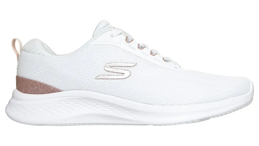 Skechers Skech-Lite Pro 2.0 “Brilliant Shimmer Sneaker White / Roos Gold” (150629WTRG)