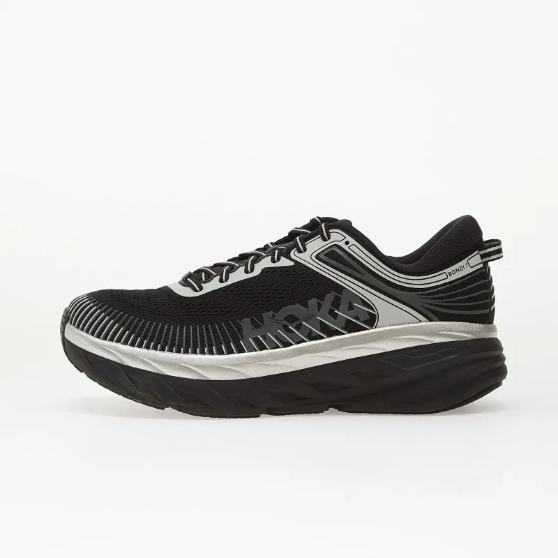 Hoka Bondi 7 “Black/Silver” (1110518 BKSTR)