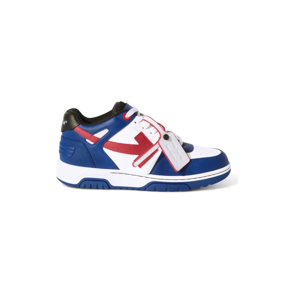 OFF-WHITE Out Of Office OOO Low Tops Blue Red (OMIA189F24LEA00D4525)
