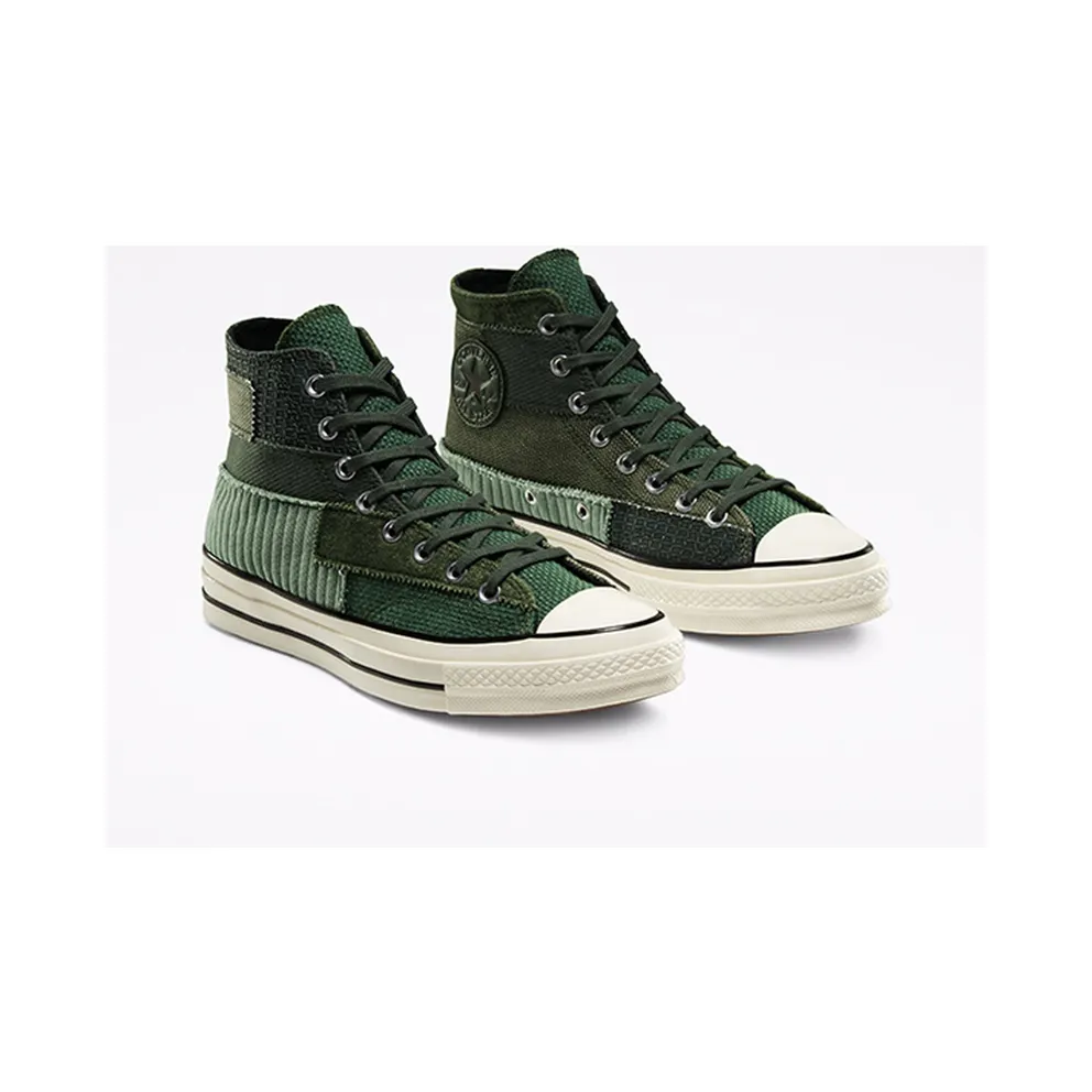 Converse Mono Patchwork Chuck 70 High Top Forest Egret Forest/Egret/Black (167138C)