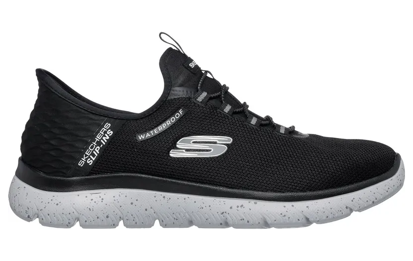 Skechers Slip-ins Waterproof: Summits – Corbos Sneaker Zwart/Grijs
