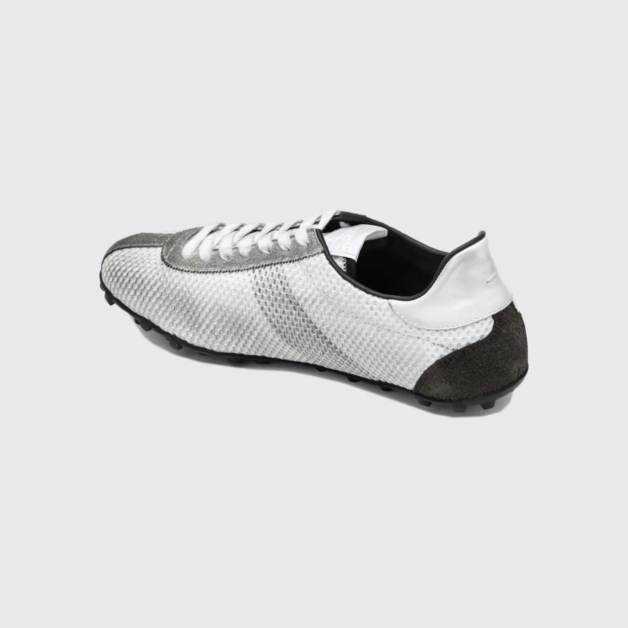 Maison Margiela Sprinters Bicolour Mesh and Suede Trainers White (S97WS0092P7645H0966) (2)