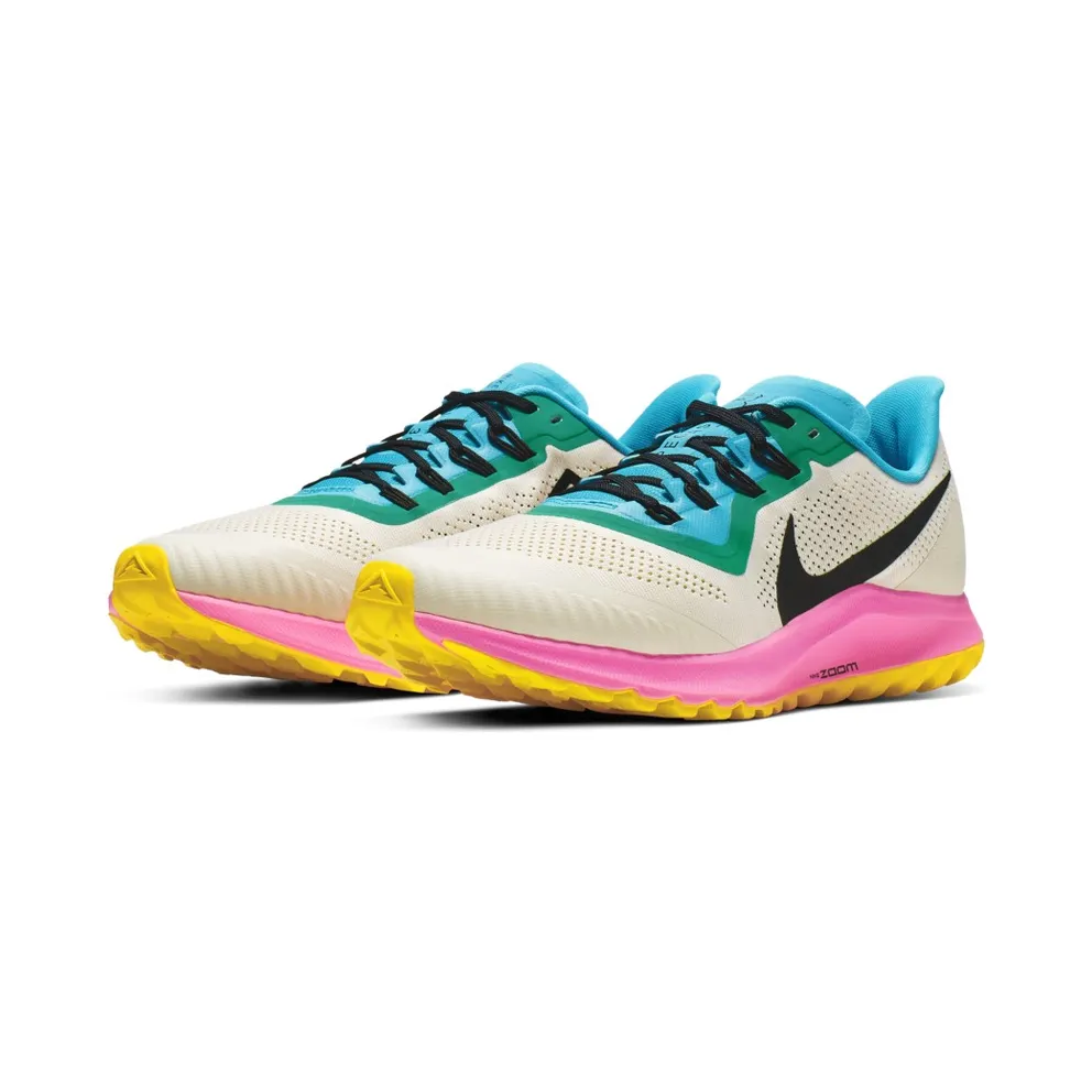 Nike Air Zoom Pegasus 36 Trail Light Orewood Brown Pink Blast Blue Lagoon Light Orewood Brown/Pink Blast-Blue Lagoon-Black (AR5677-101)