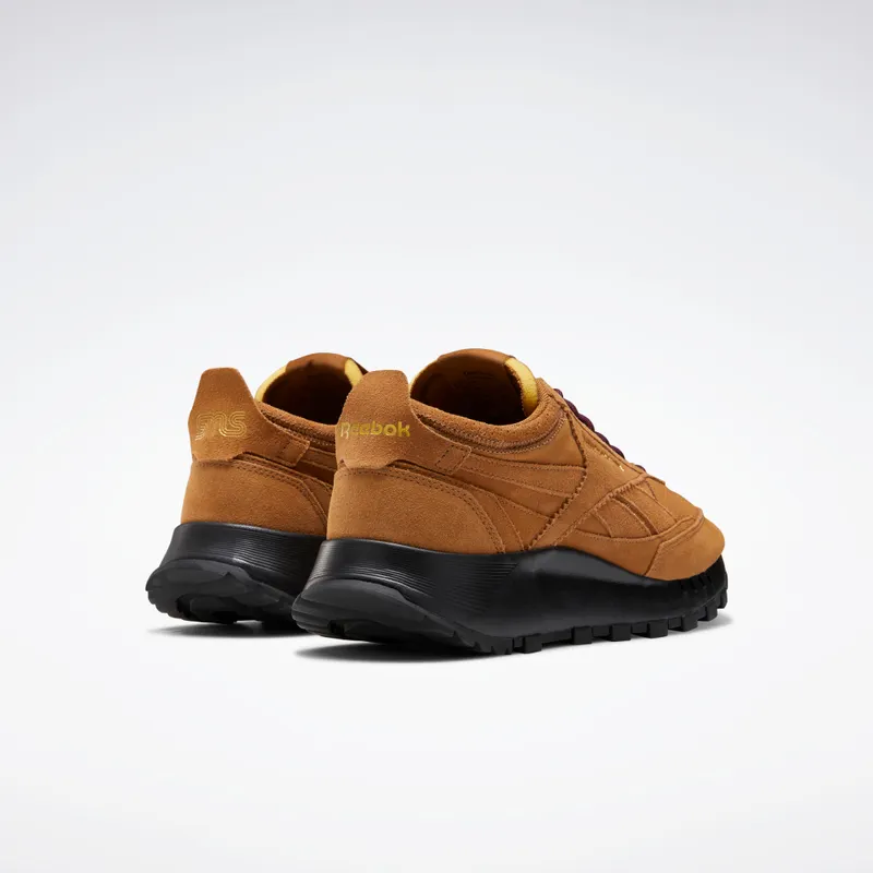Reebok SNS Classic Leather Legacy Shoes Wild Brown / Maroon / Matte Gold