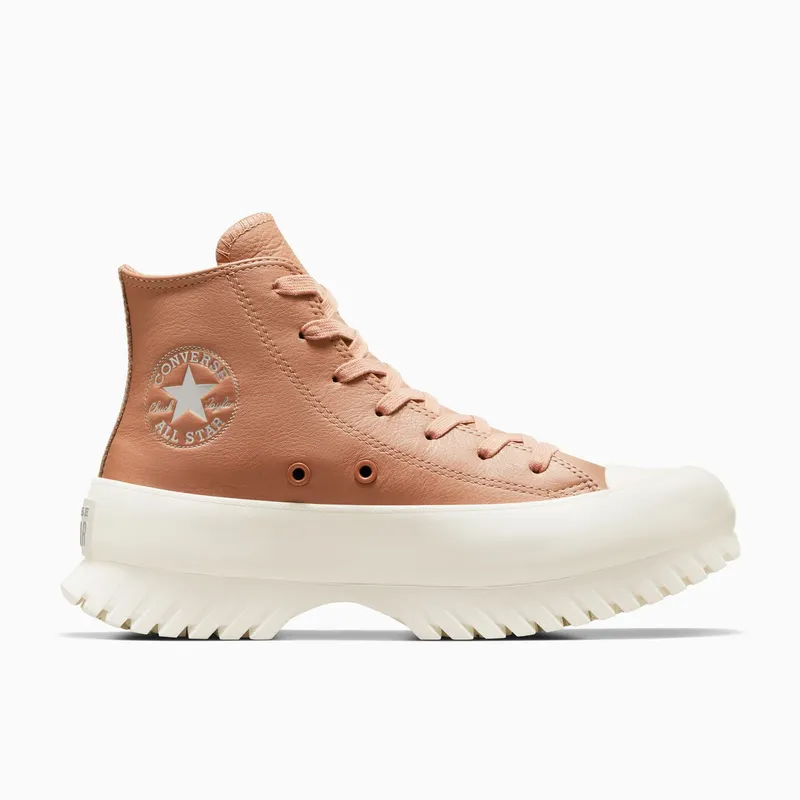 Converse Chuck Taylor All Star Lugged 2.0 Leather Clay Pot/egret/Silver