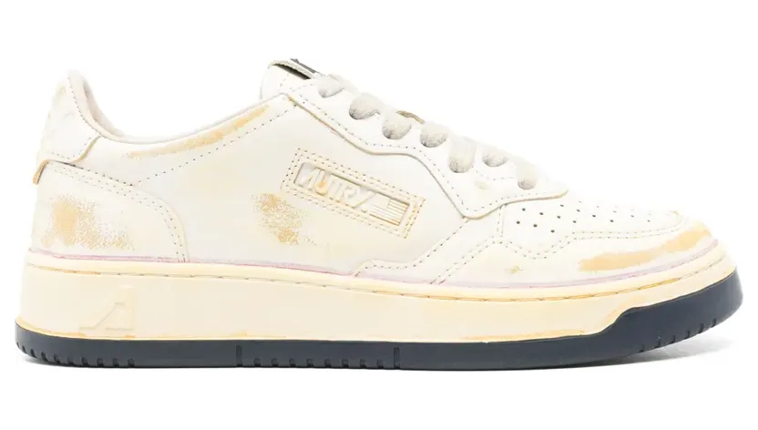 Autry Medalist Low Super leren sneakers – Wit (AVLWBE01)