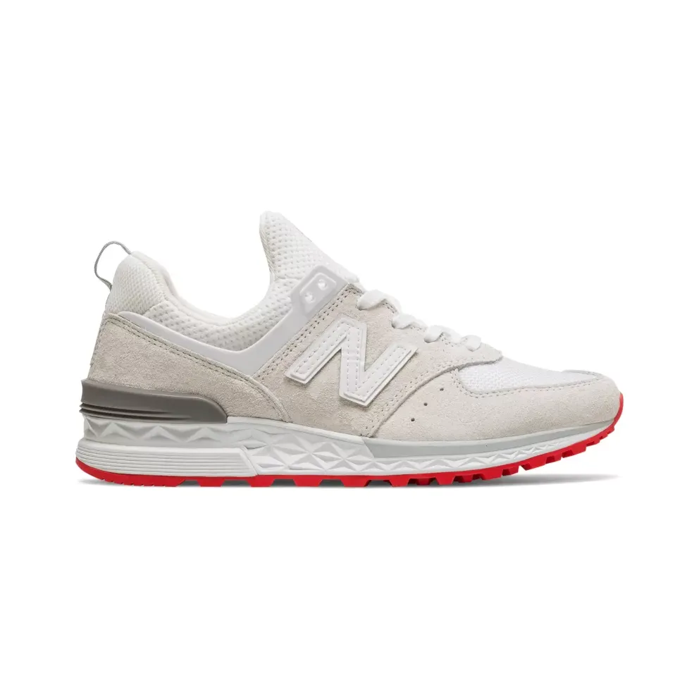 New Balance 574 Sport Off White Red (W)