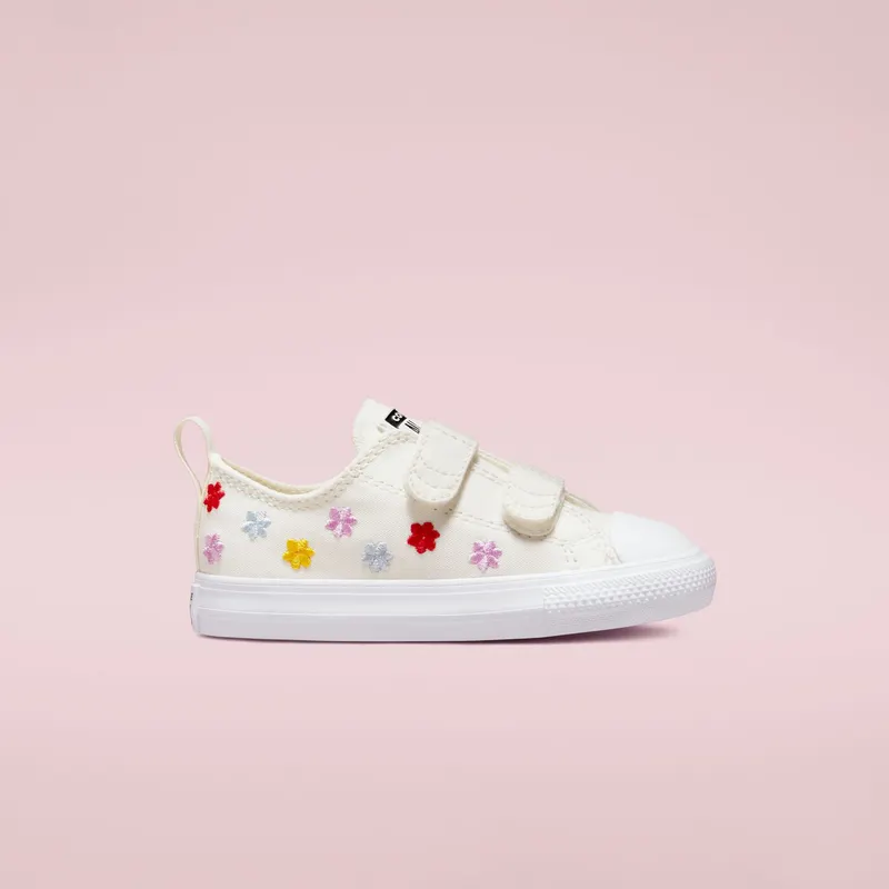 Converse Chuck Taylor All Star Easy-On Floral Embroidery Vintage White/White (A02213C)