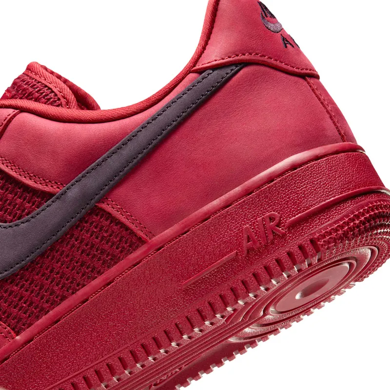 Nike Air Force 1 ’07 LV8 “Tough Red Metallic Silver” (II9807-600)