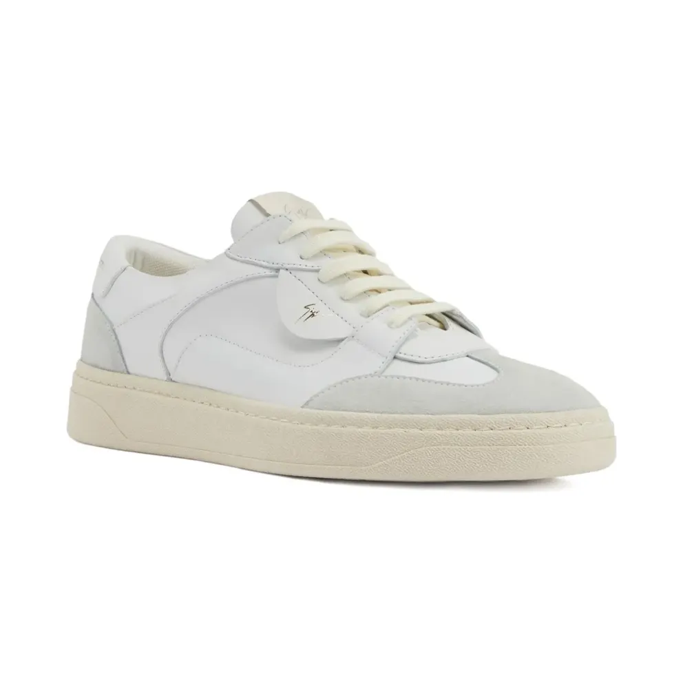 Giuseppe Zanotti GZ94 Low-Top-Sneakers aus Wildleder “White” (RU50013002)