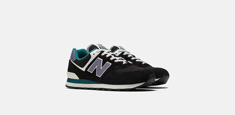 New Balance 574 Black Blue (U574LV2)