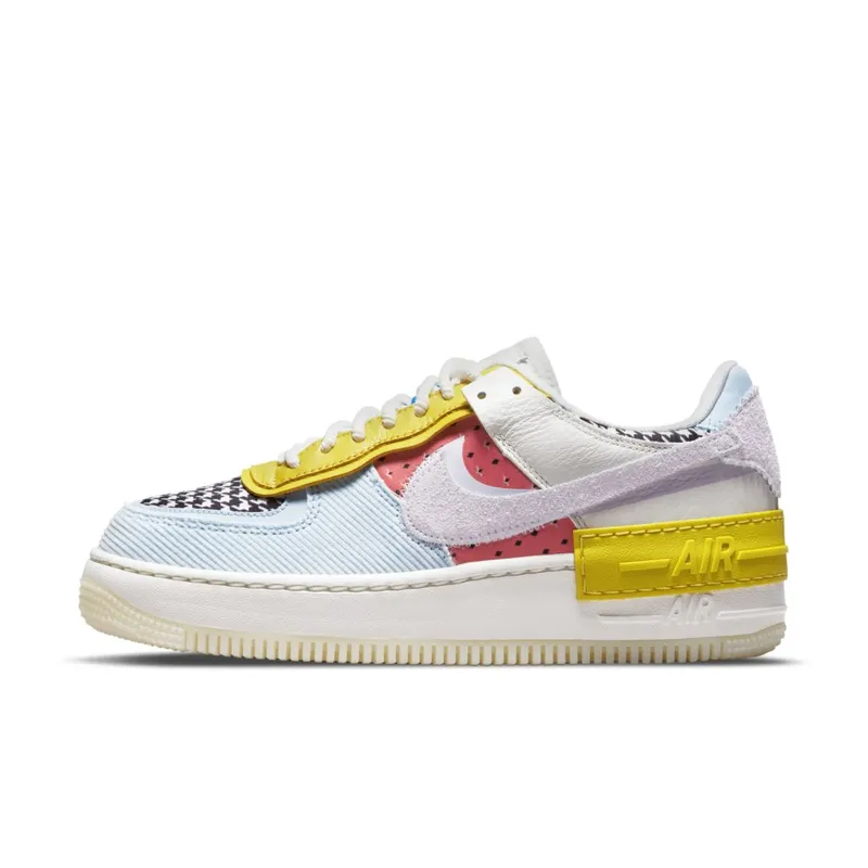 Nike Air Force 1 Low Shadow Multi Print Houndstooth (W) (DM8076-100)