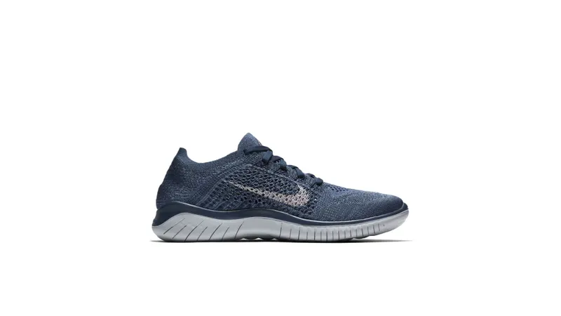Nike  Free Rn Flyknit 2018 Squadron Blue Pure Platinum (W) Squadron Blue/Pure Platinum (942839-401)