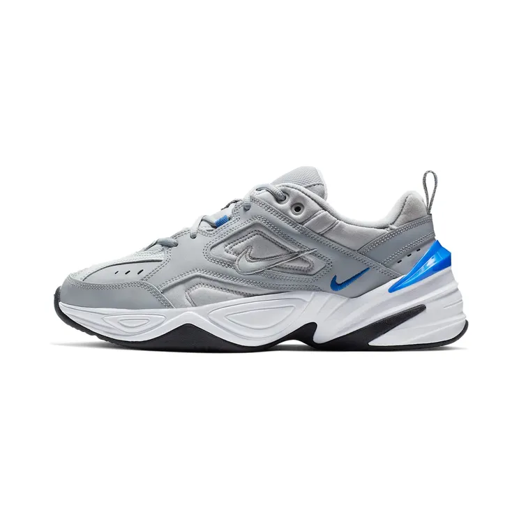 Nike M2K Tekno “Wolf Grey / Pure Platinum / White / Racer Blue” (AV4789-005)