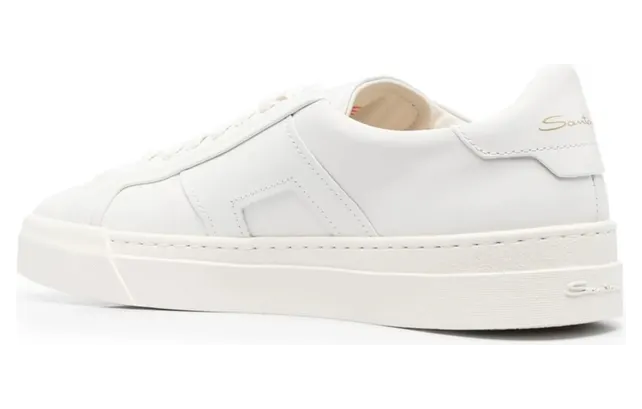 Santoni Double Buckle Low-top “White” (MBGT21779PNNG XWHI20) (2)