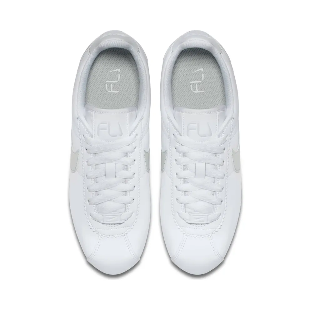 Nike Classic Cortez Flyleather White Light Silver (W) White/Light Silver-White (AR4874-100)