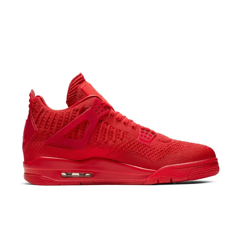 Jordan 4 Retro Flyknit Red University Red/Black-University Red (AQ3559-600)