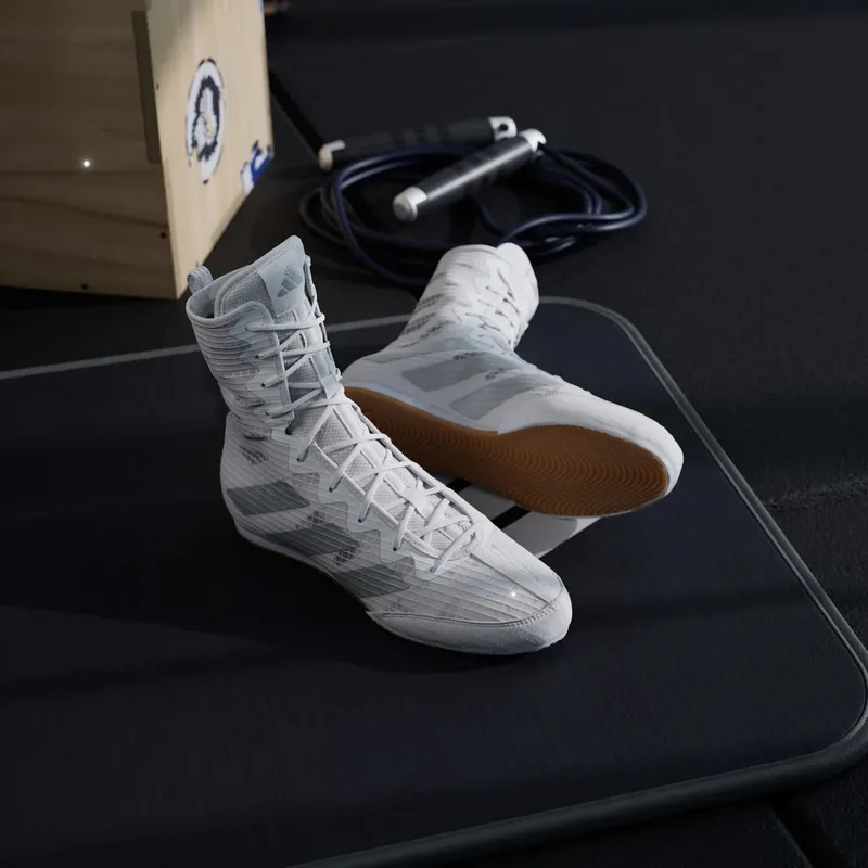 Adidas Box Hog 4 Cloud White / Silver Metallic / Core Black (JS4685)