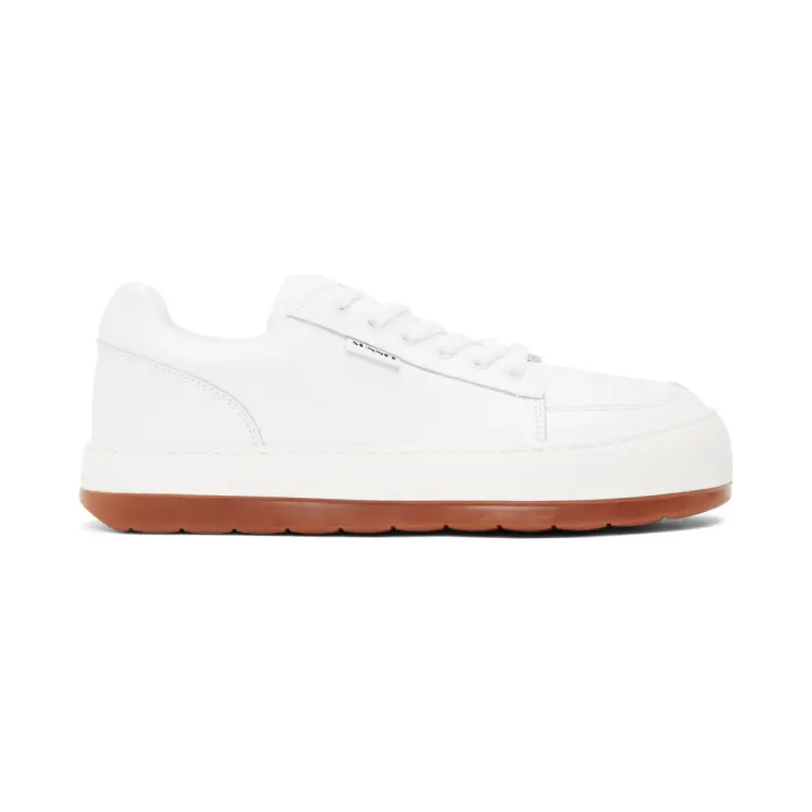 Sunnei White Leather Dreamy Sneakers (D01WHITE)