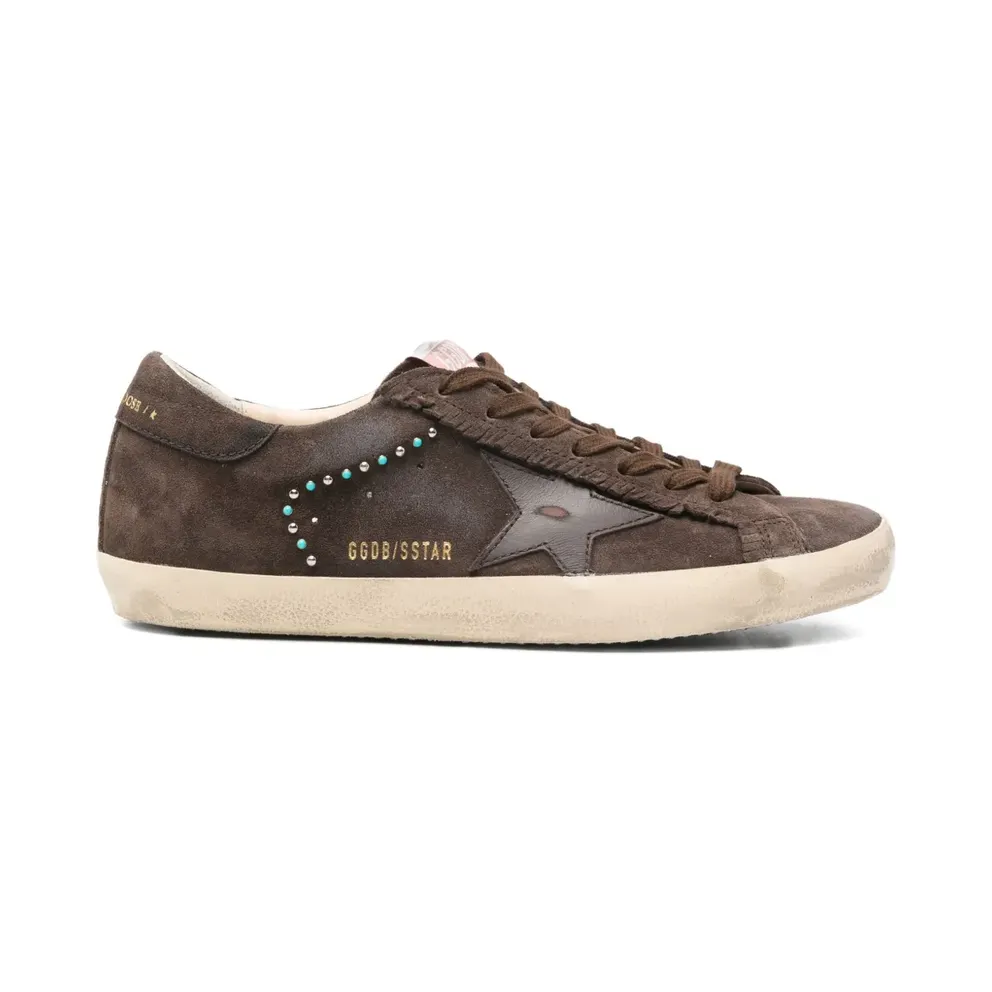 Golden Goose Wildleder- mit Nieten – Brown (GMF00929F00755255381)