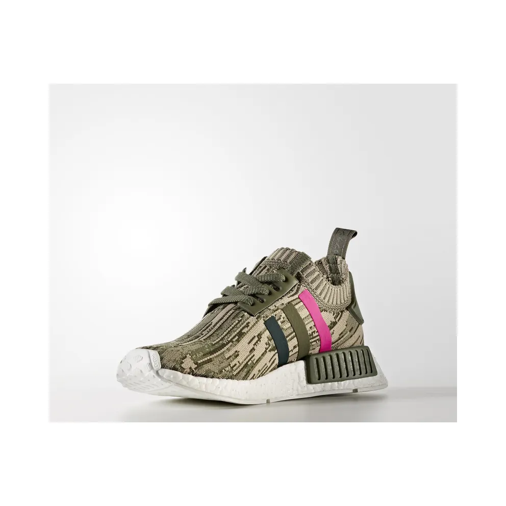 adidas NMD R1 Glitch Camo St Major (W) Sergeant Major/Green Night/Shock Pink (BY9864)