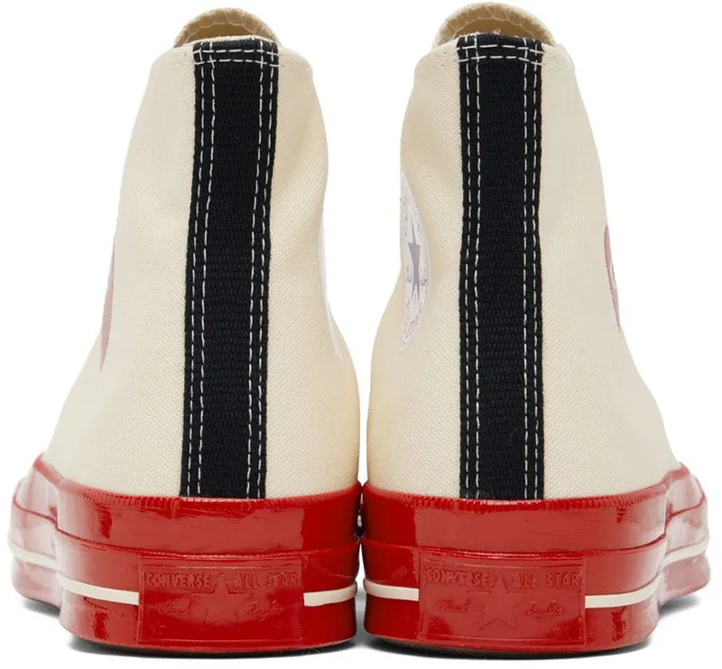 Comme des Garçons Play Off-White Converse Edition Chuck 70 High-Top (P1K124)