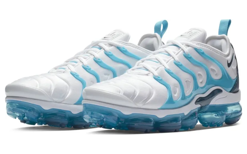 Nike Air VaporMax Plus White Blue Force Blue Fury
