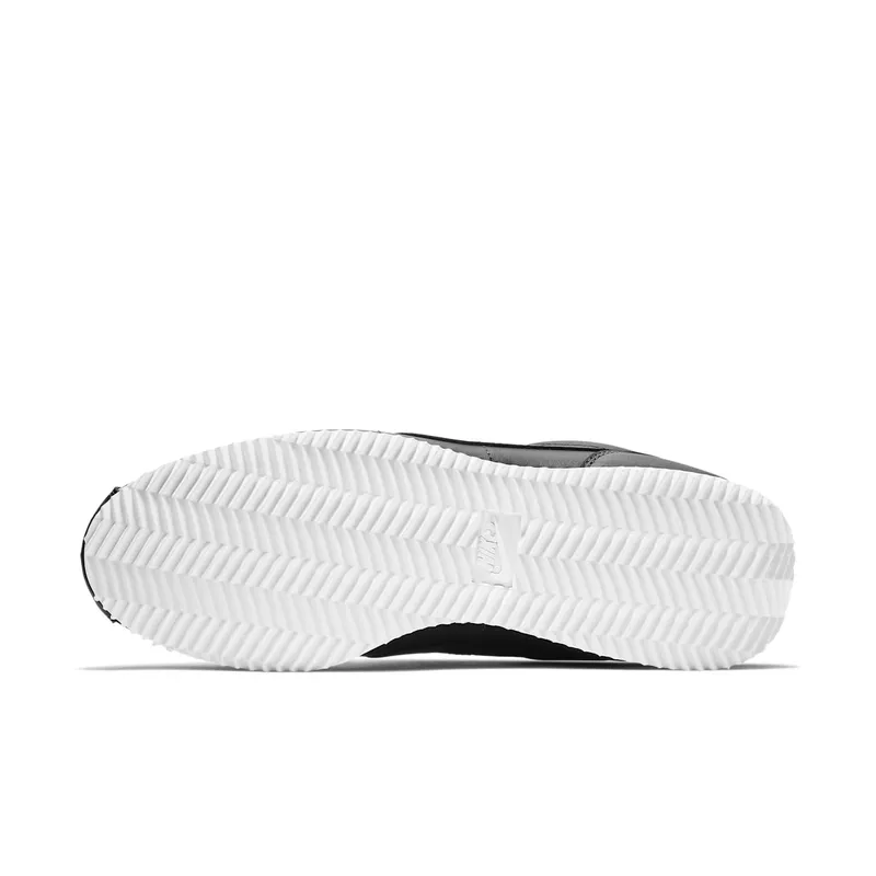 Nike Cortez Basic Black White Black/White-Metallic Silver (819719-012)