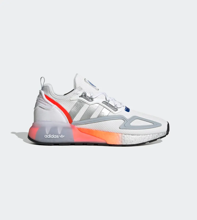 adidas ZX 2K Boost Cloud White / Metallic Silver / Glow Blue (FY5725)