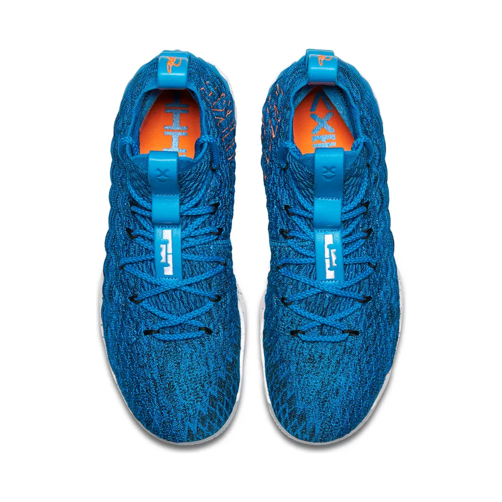 Nike LeBron 15 Hardwood Classics Photo Blue/Photo Blue-Total Orange (897648-400)